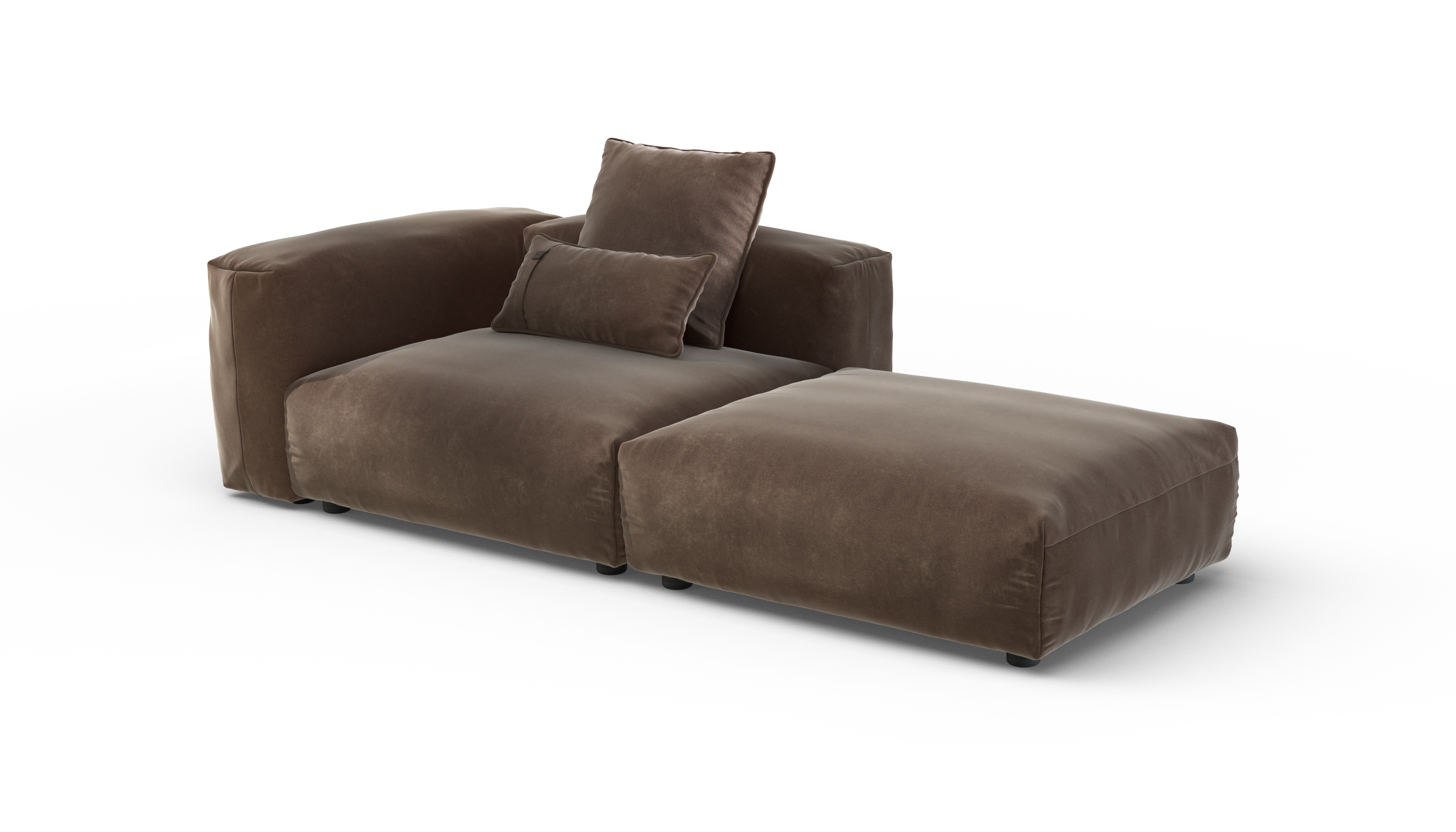 vetsak Sofa Set 01 Large divano modulare 4 posti Suave Espresso