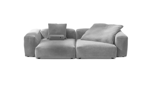 vetsak Sofa Set 02 Large divano modulare grigio chiaro