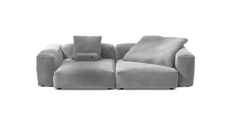 vetsak Sofa Set 02 Large divano modulare grigio chiaro