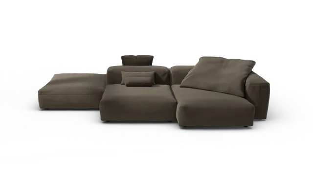 vetsak Sofa Set 09 The Island divano marrone breeze
