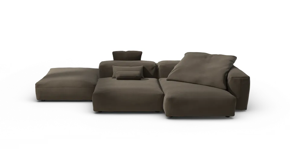 vetsak Sofa Set 09 The Island divano marrone breeze