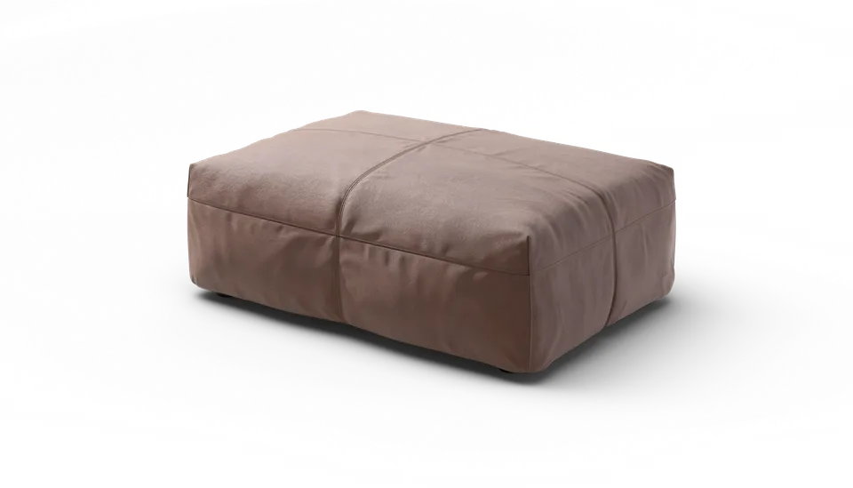 vetsak Sofa Seat Small modulo divano pelle Stone 105x63