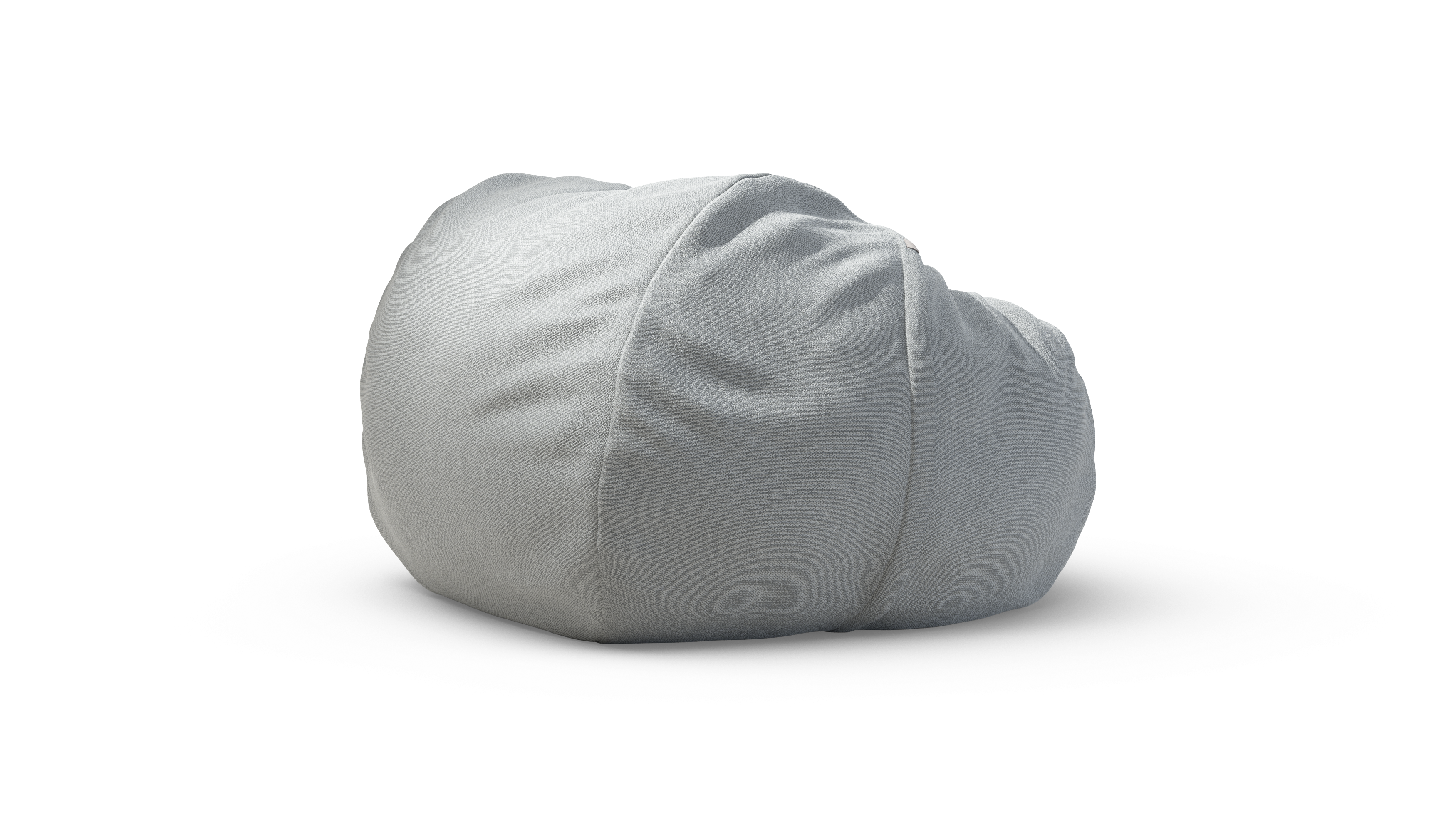 vetsak Large fodera pouf Ridge Limestone sfoderabile