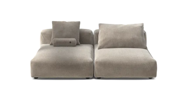 vetsak Sofa Set 01 XL divano 3,5 posti platino 210x136
