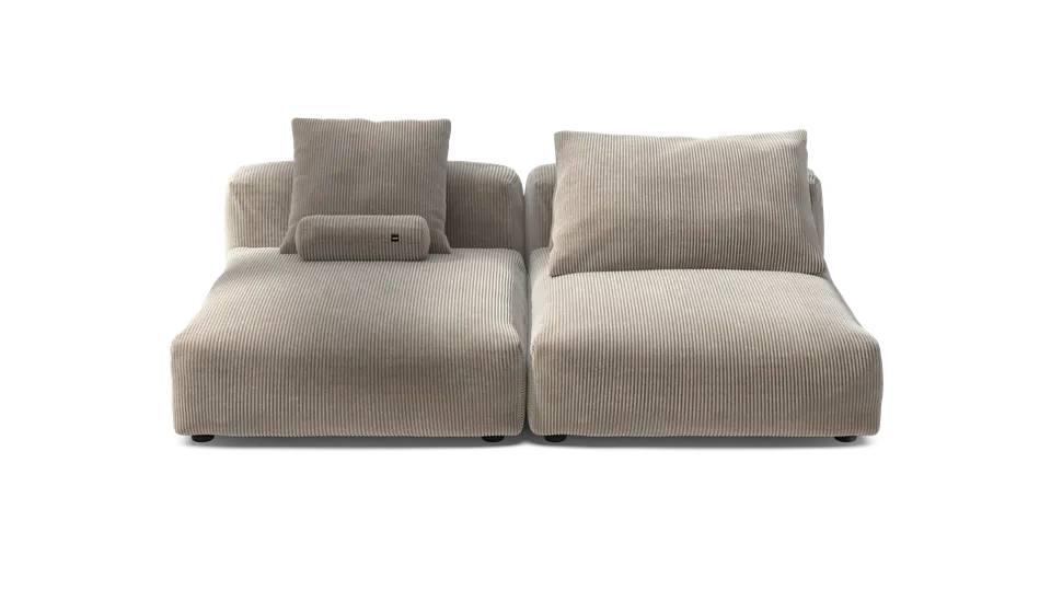 vetsak Sofa Set 01 XL divano 3,5 posti platino 210x136
