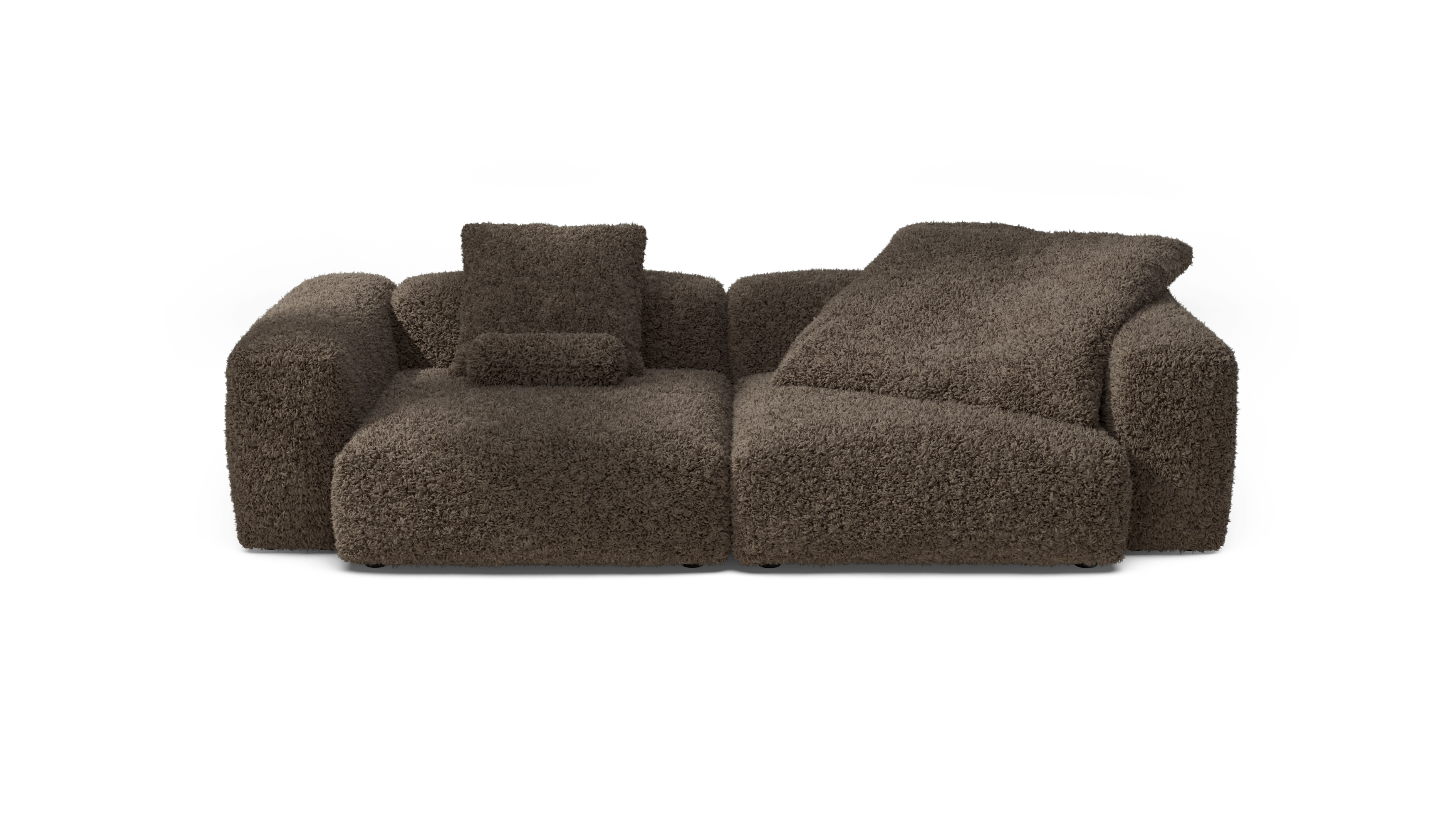 vetsak Sofa Set 02 Large divano modulare Doodle Cacao 3,5 posti
