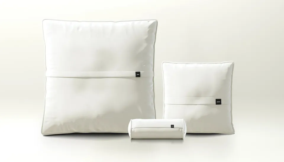 vetsak Pillow Set 2 cuscini suave perla 2 pezzi morbidi