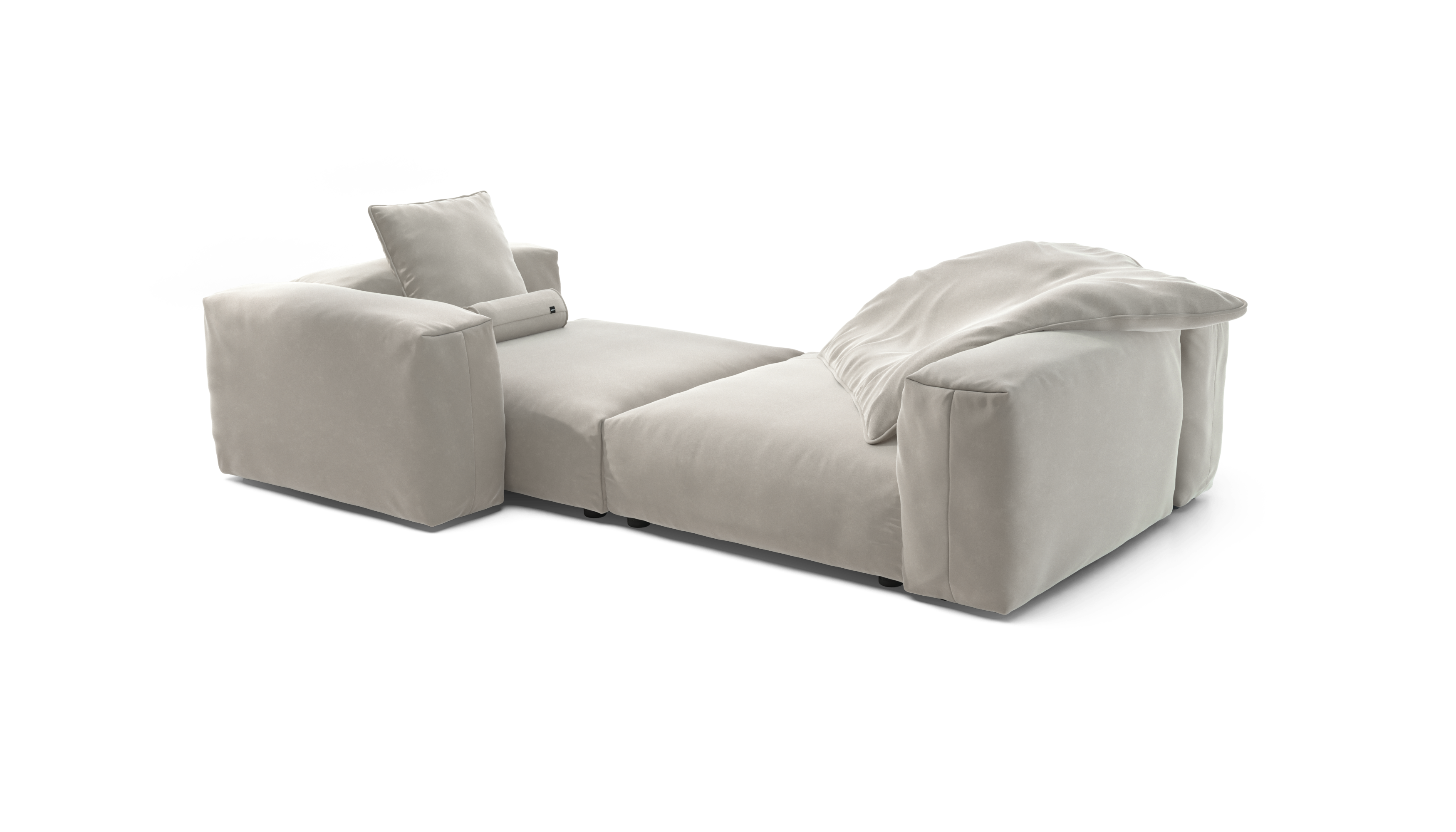 vetsak Sofa Set 02 XLarge divano argilla 272x136 seduta profonda