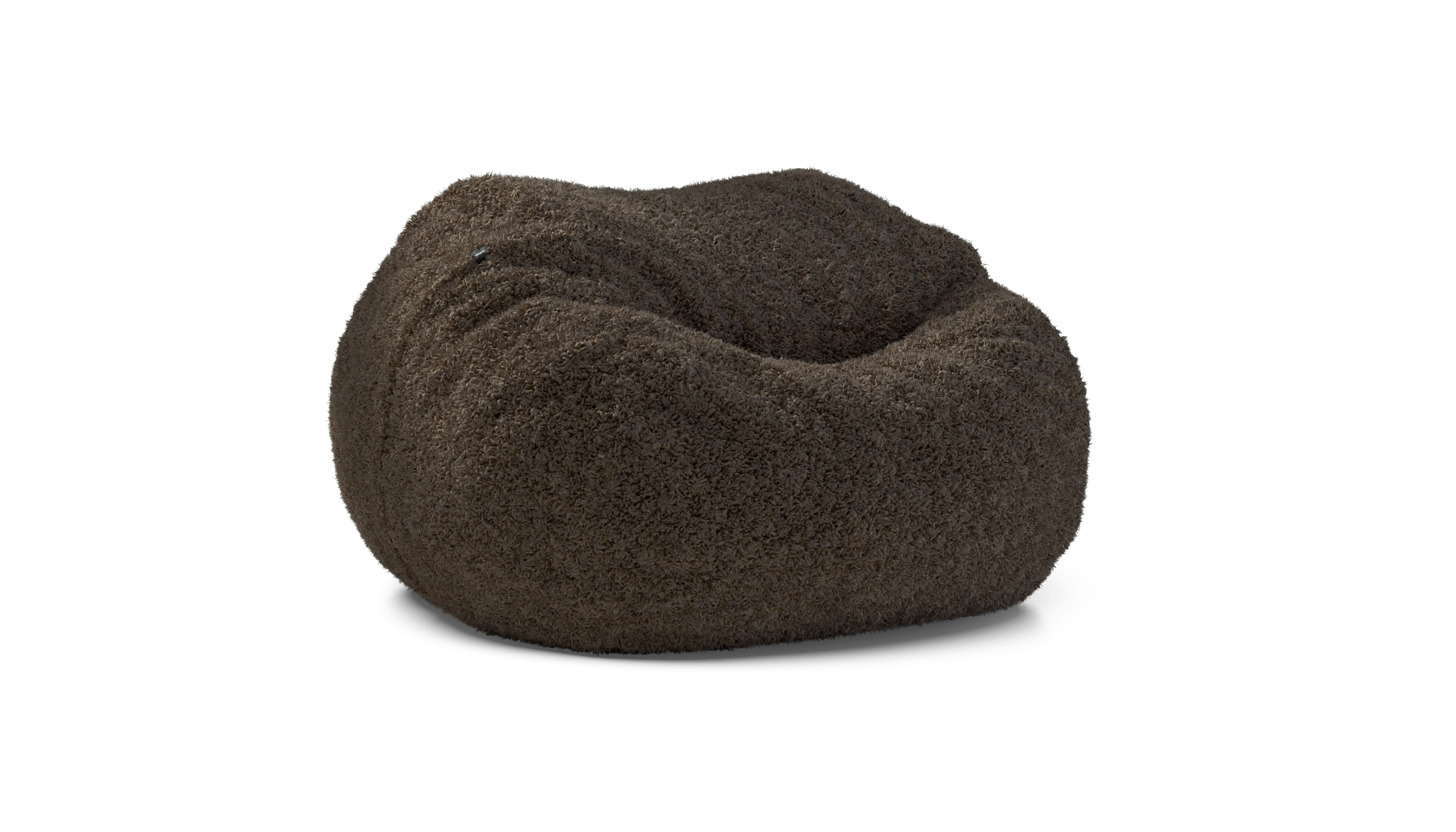 vetsak Pouf Large beanbag cacao in doodle