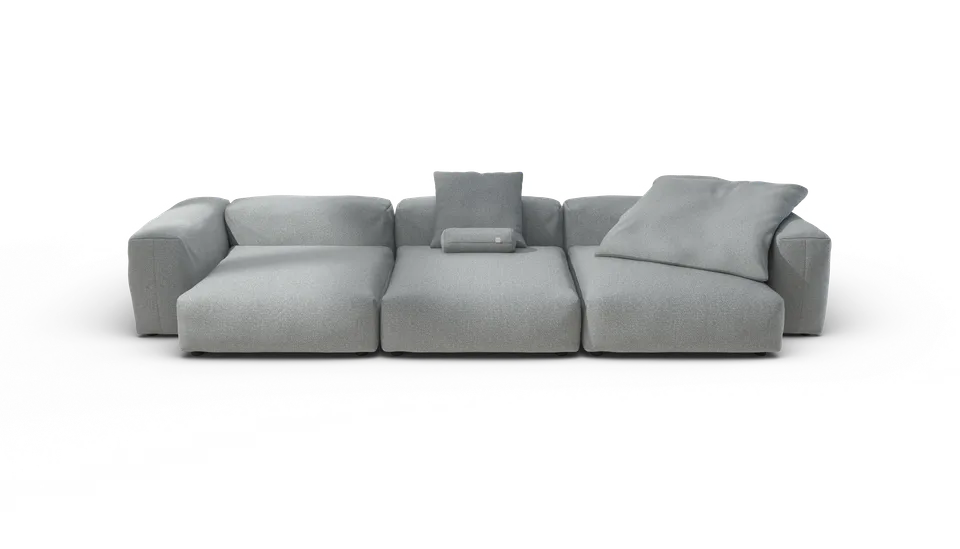 vetsak Sofa Set 05 divano angolare ridge limestone 5 posti