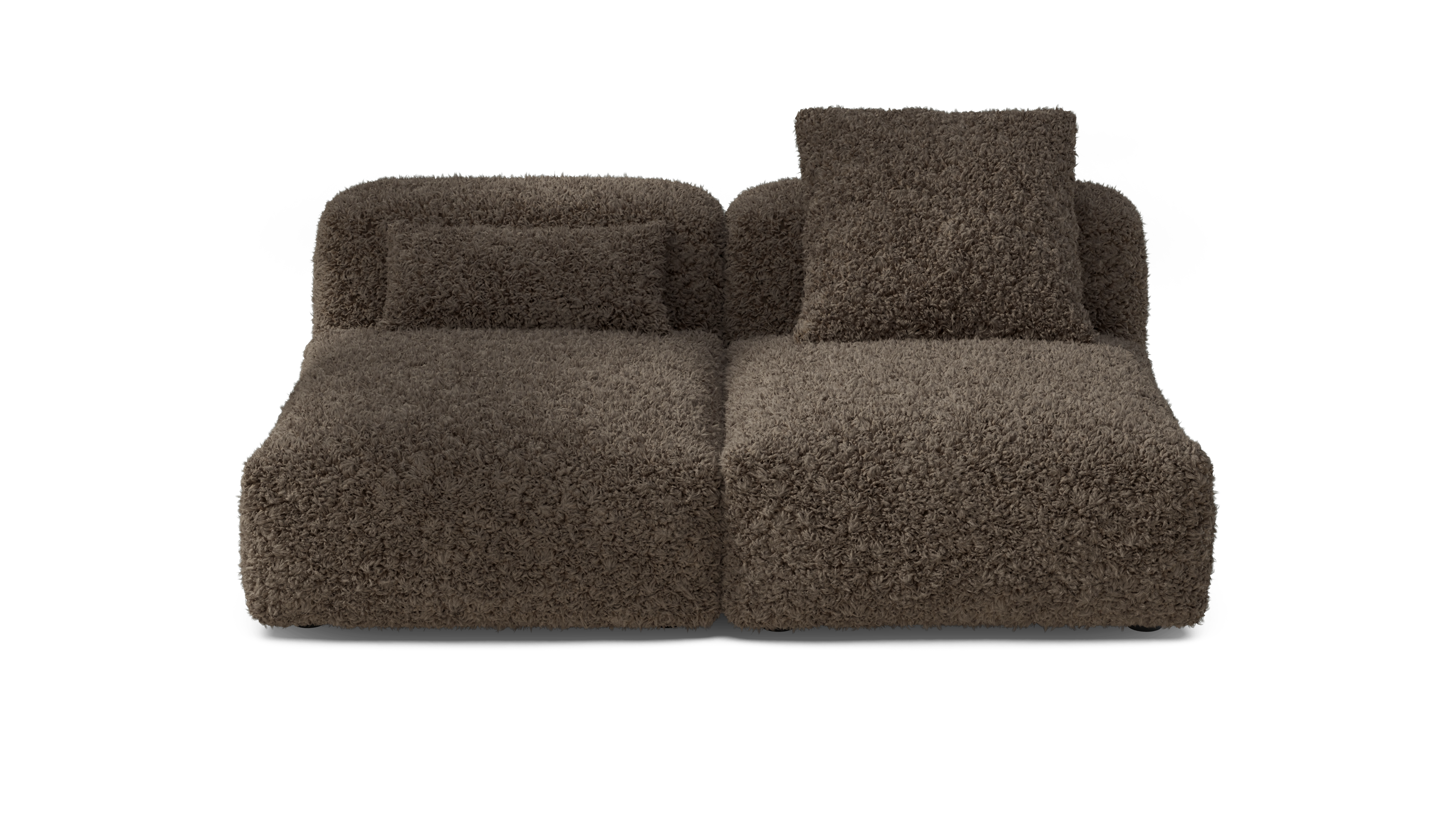 vetsak Sofa Set 01 Medium divano modulare Doodle Cacao 3 posti