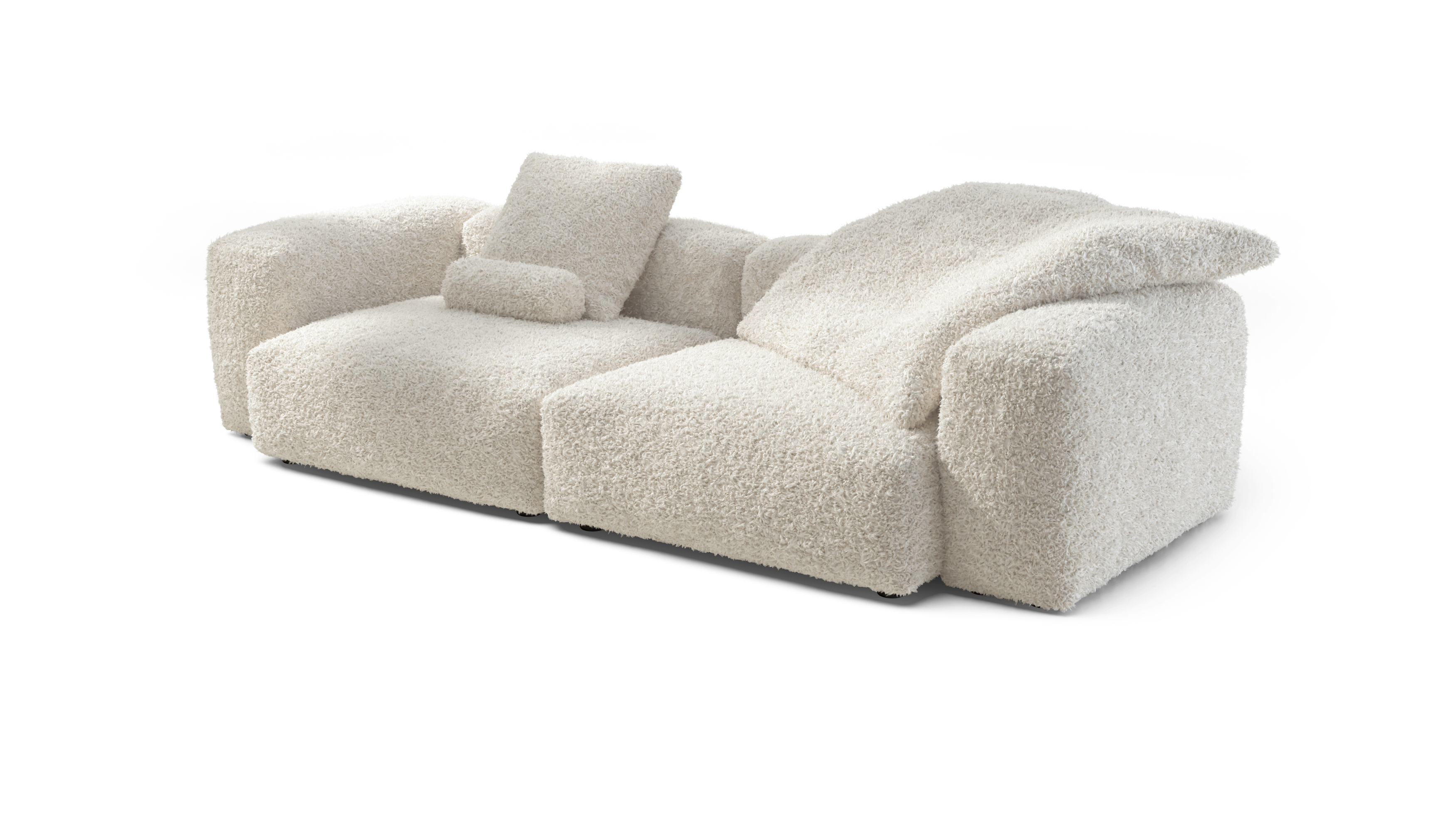 vetsak Sofa Set 02 Large divano crema grande