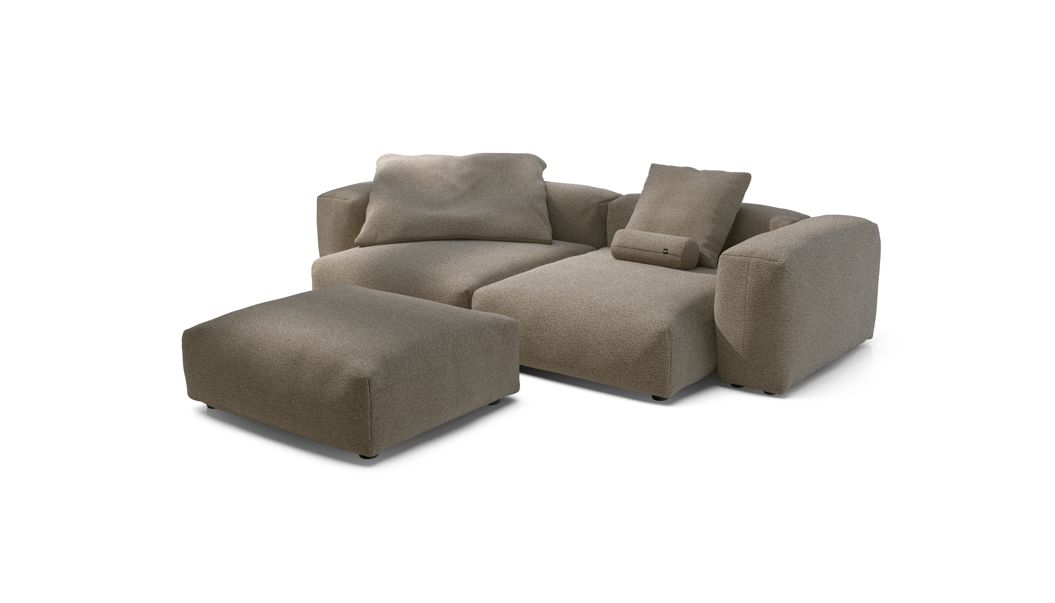 vetsak Sofa Set 03 divano angolare modulare tortora 272x220