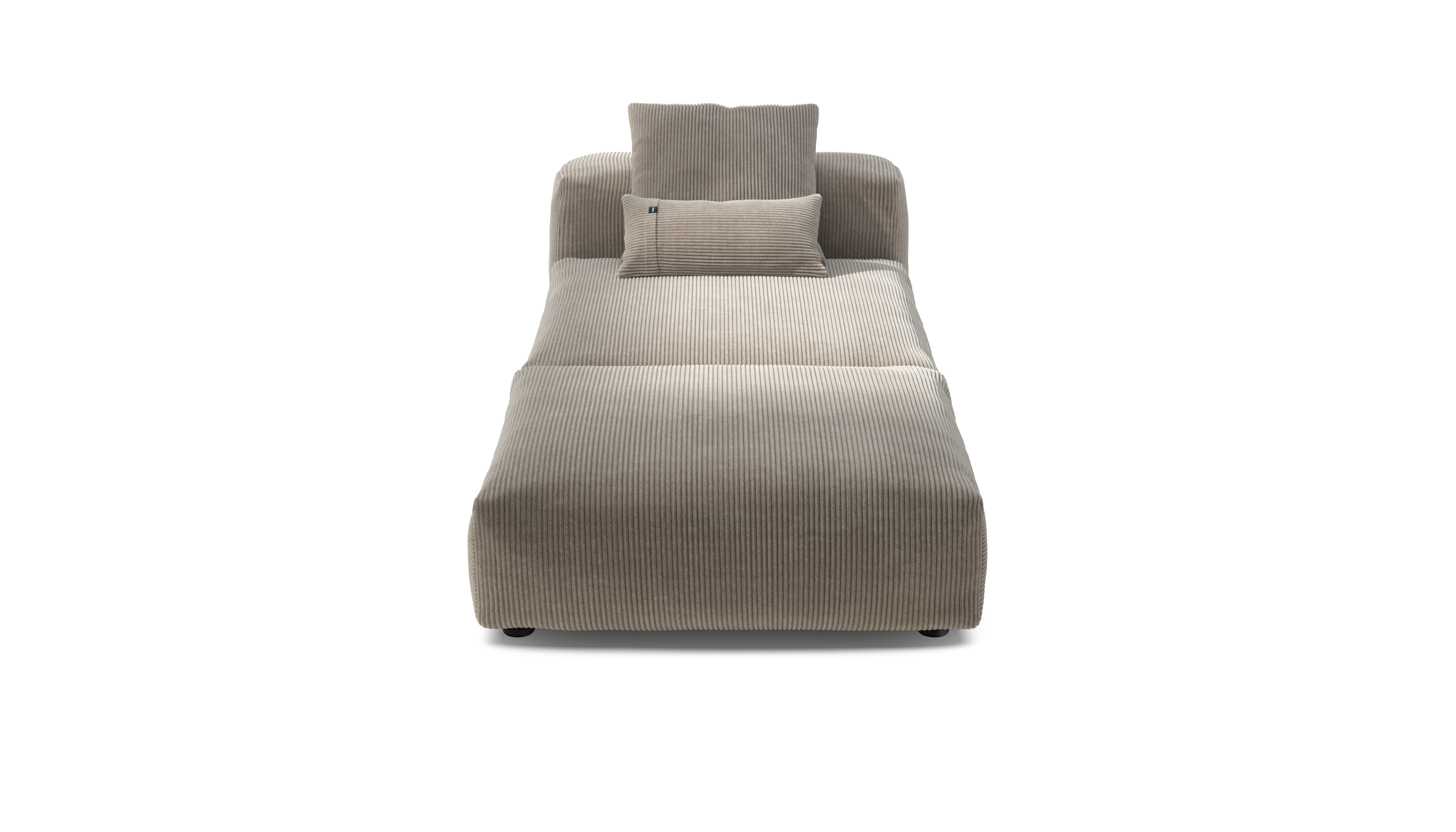 vetsak Set 07 Sun Lounger chaise longue 2 posti platino