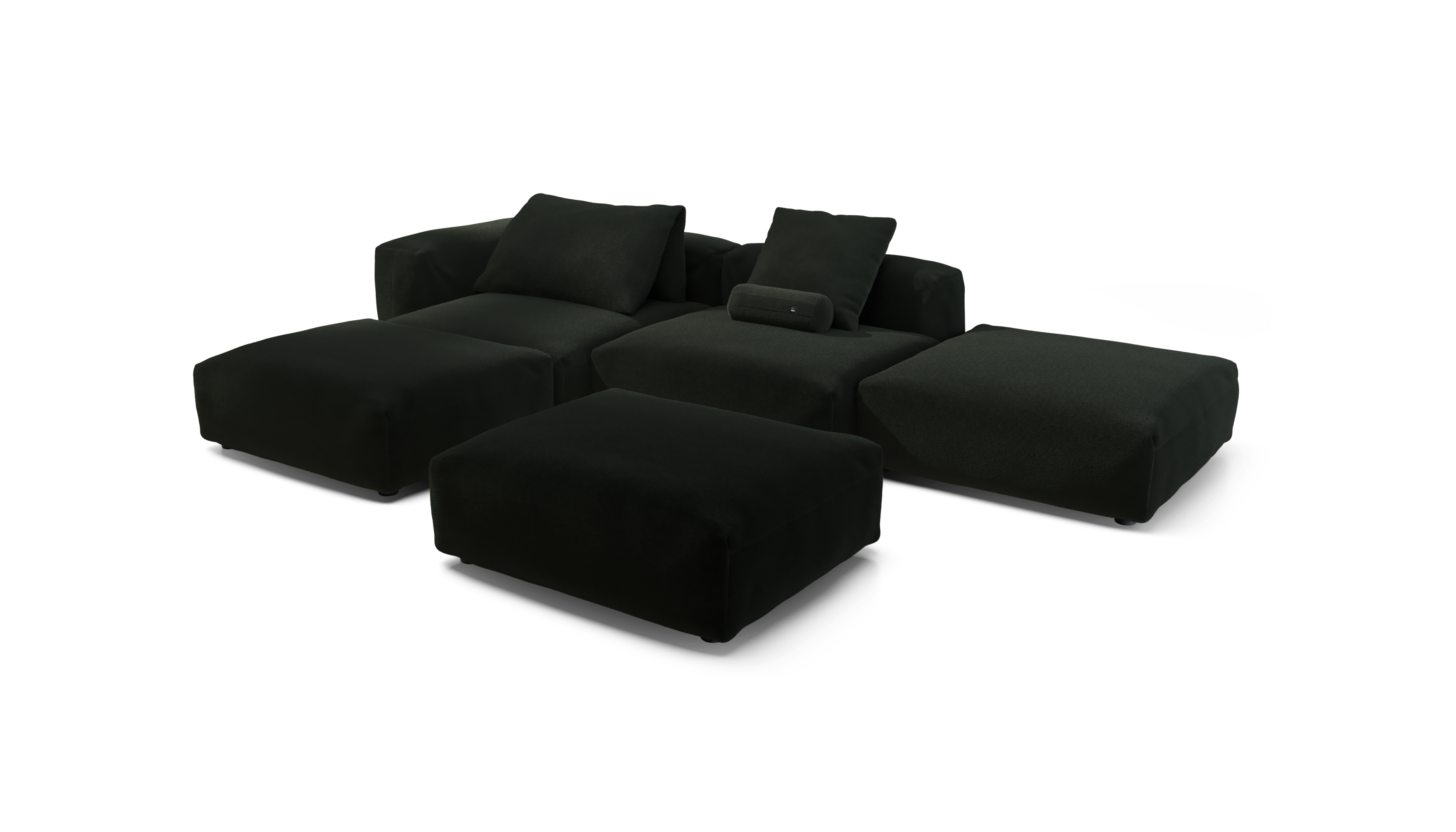 vetsak Set 09 The Island divano modulare Mousse 346x241 cm
