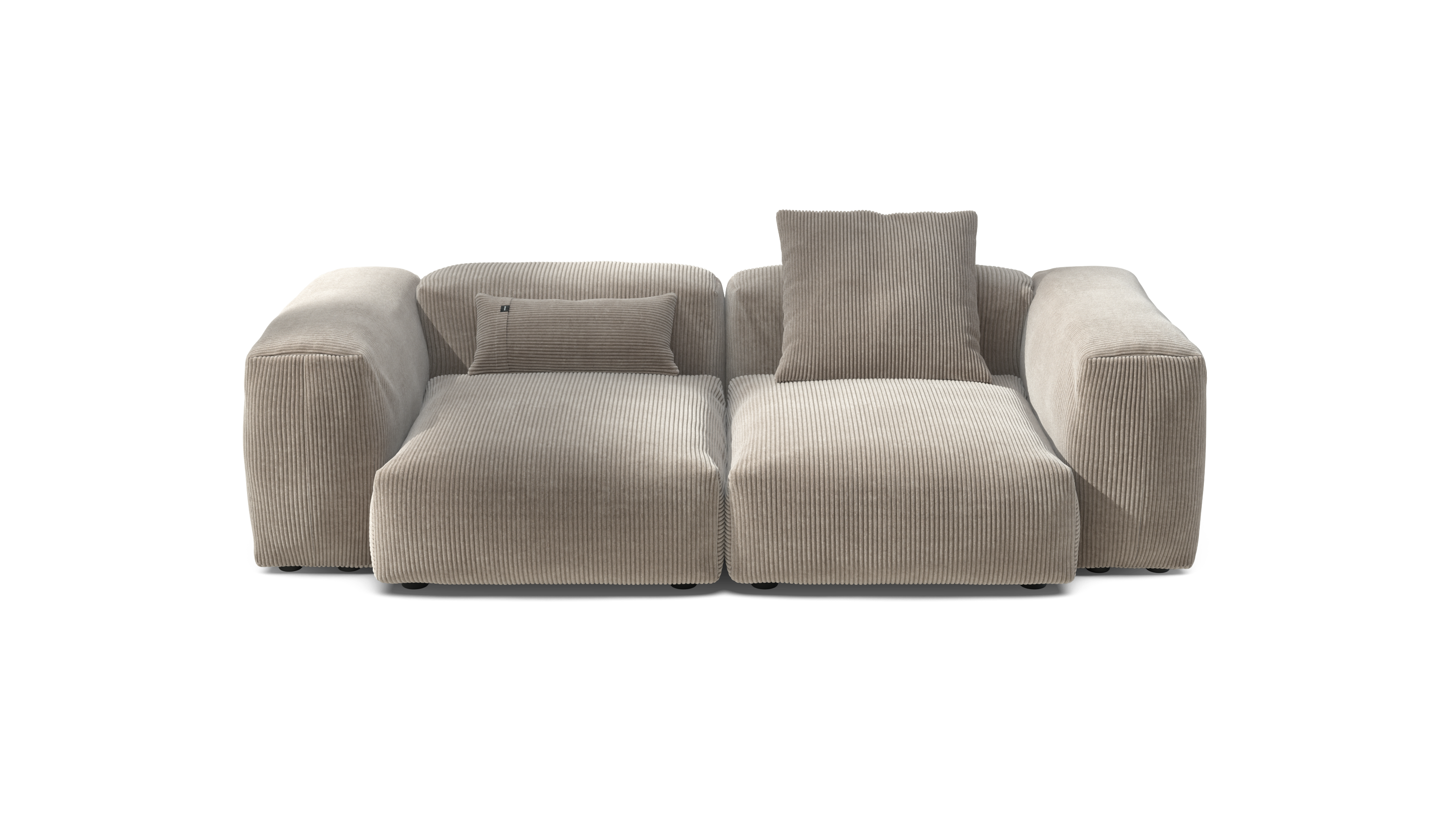 vetsak Sofa Set 02 Medium divano 2,5 posti platino