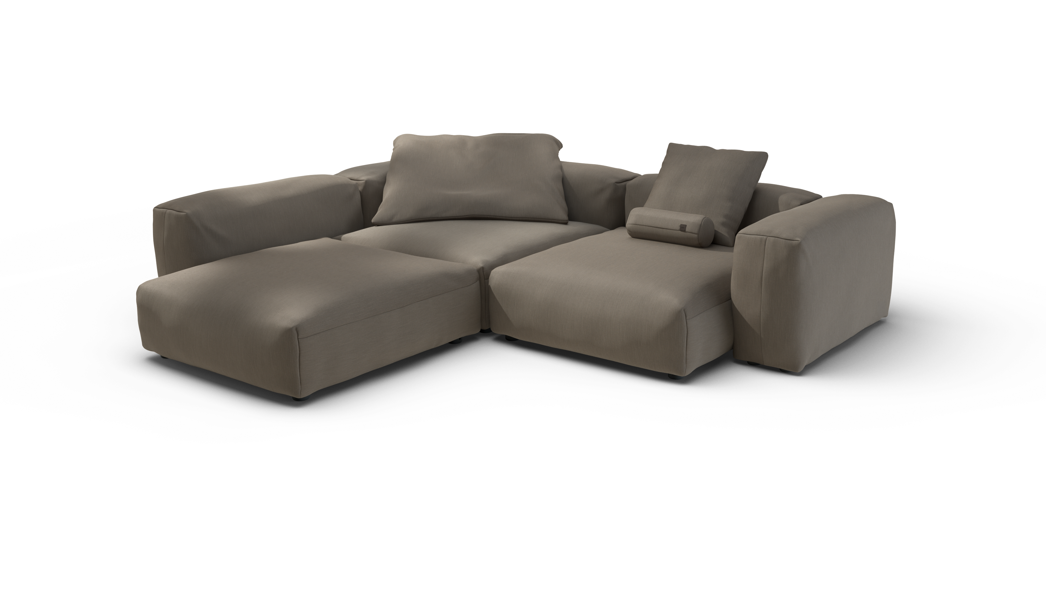Vetsak Sofa Set 05 divano modulare 5 posti driftwood esterno