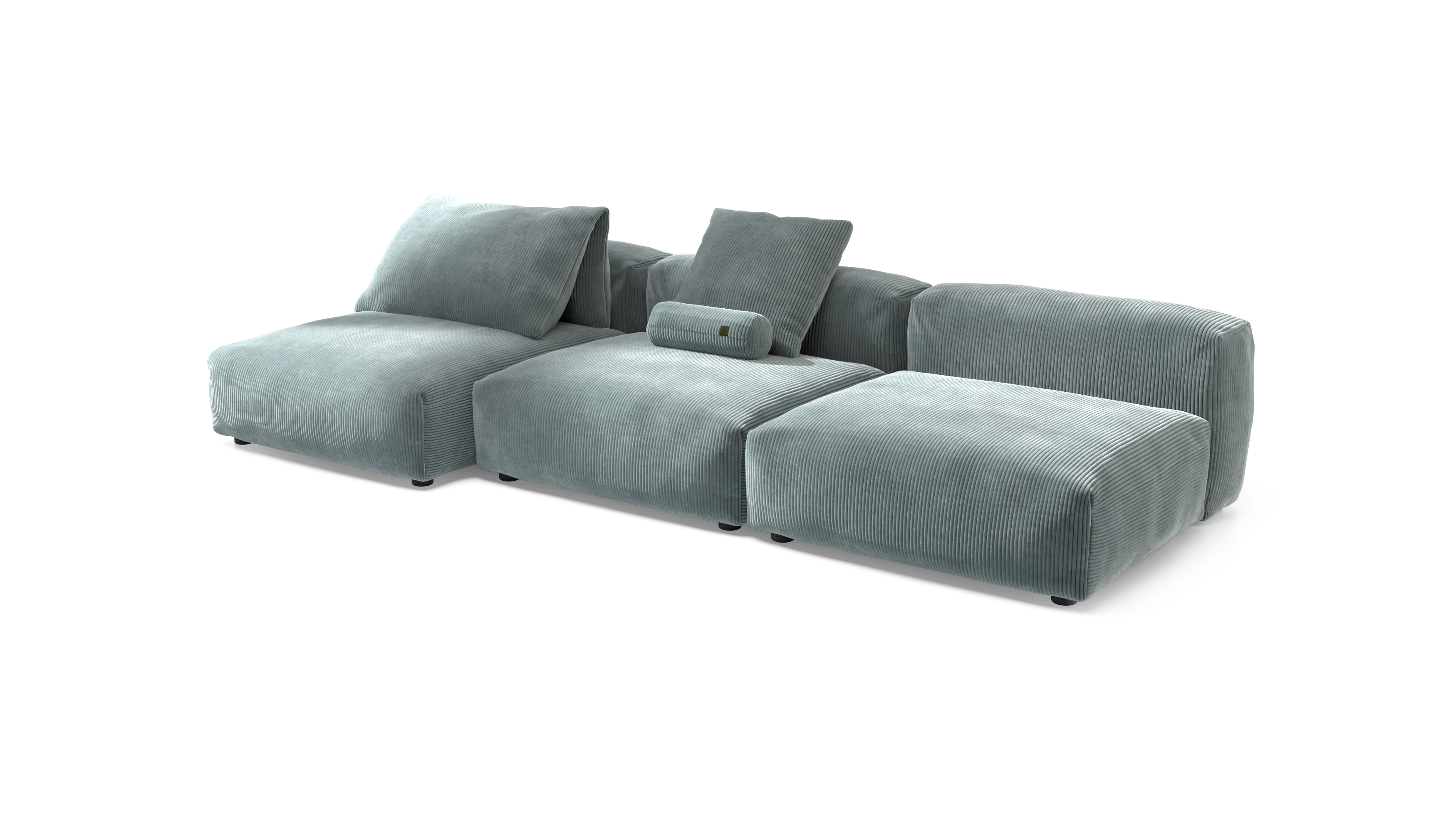 vetsak Sofa Set 04 divano 5 posti menta velluto