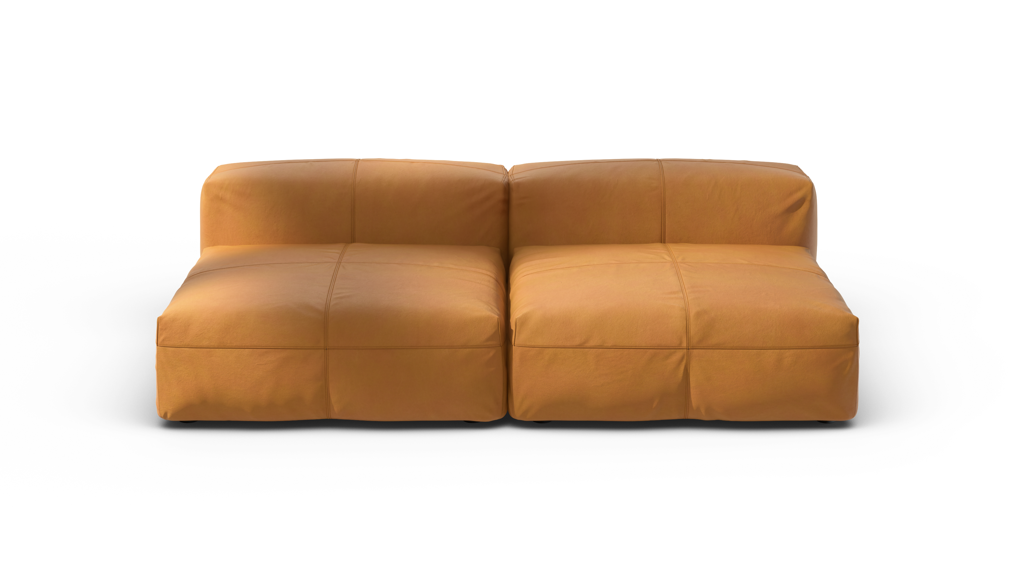 vetsak Sofa Set 01 Large divano modulare pelle marrone