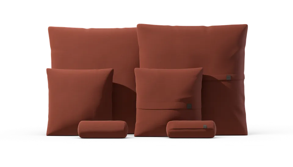 vetsak Pillow Set 3 set cuscini zafferano da esterno
