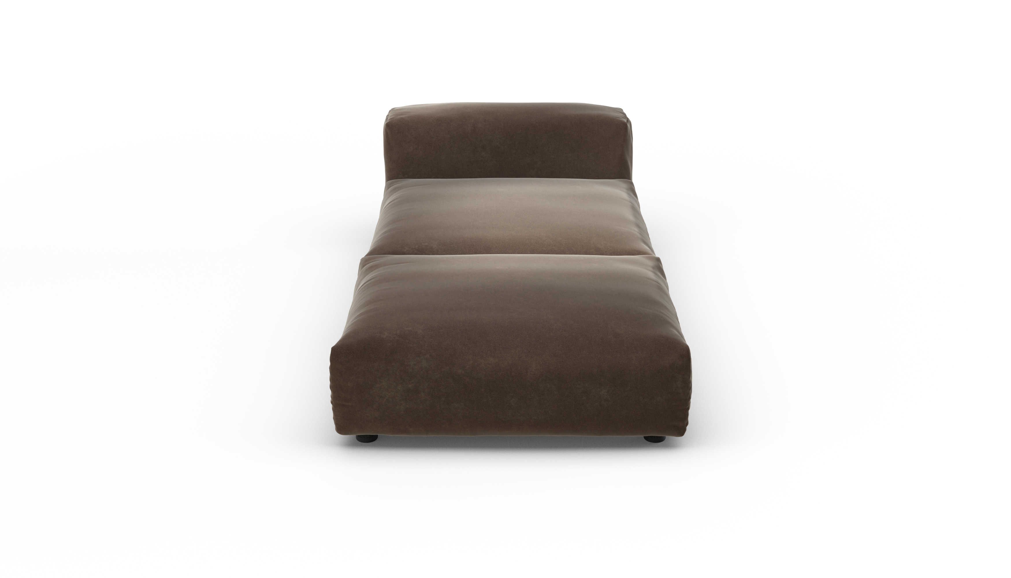 vetsak Set 07 Sun Lounger divano chaise longue espresso