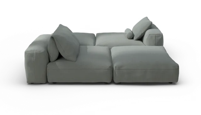 Vetsak Set 08 Daybed Breeze divano isola 6 posti salvia
