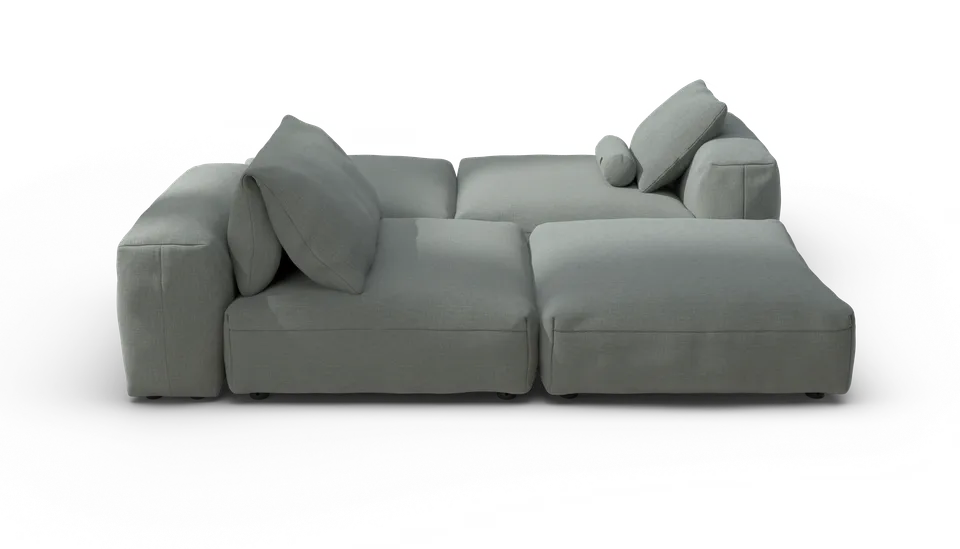 Vetsak Set 08 Daybed Breeze divano isola 6 posti salvia