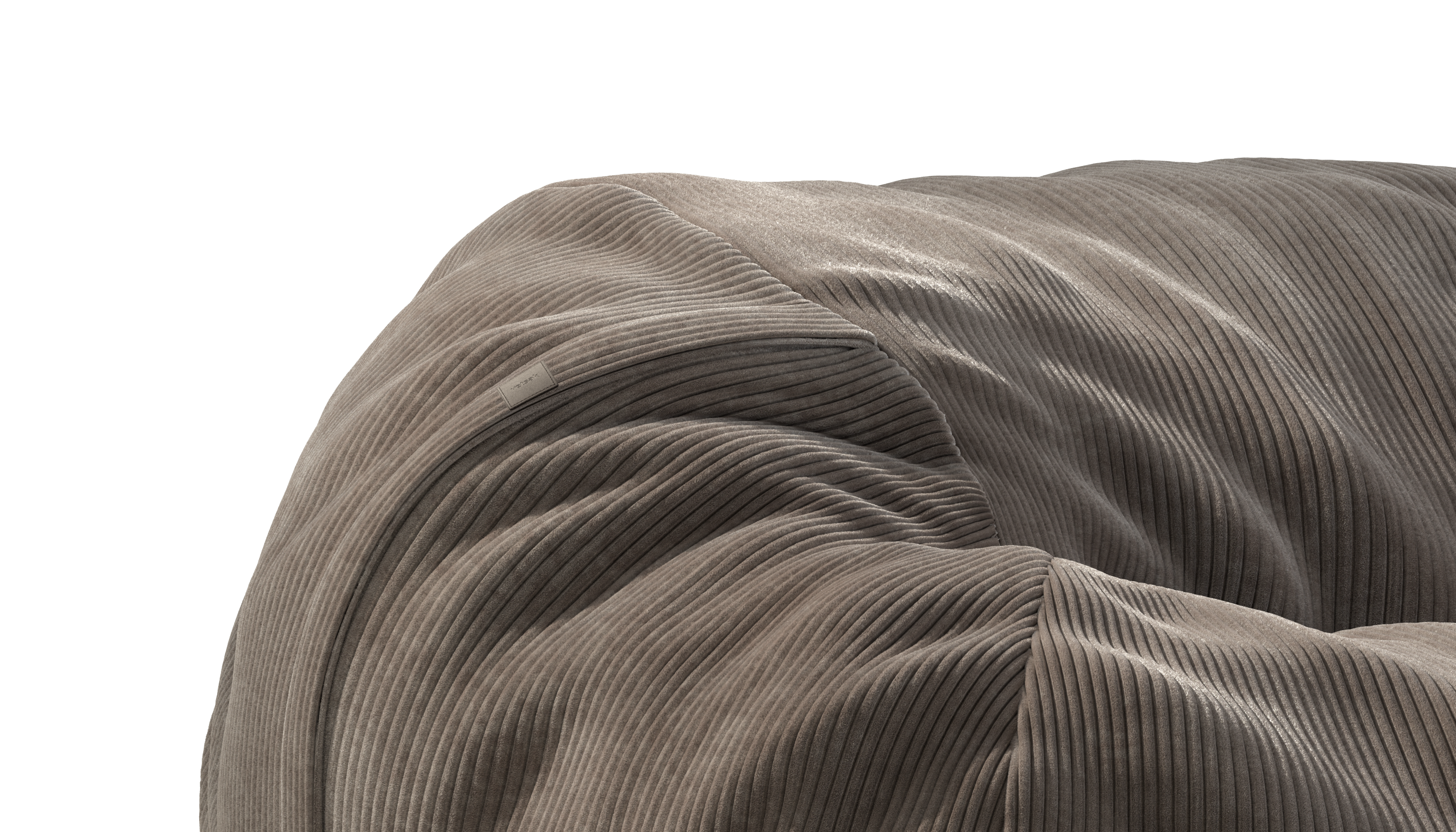 vetsak Cover Beanbag Medium fodera pouf mocha