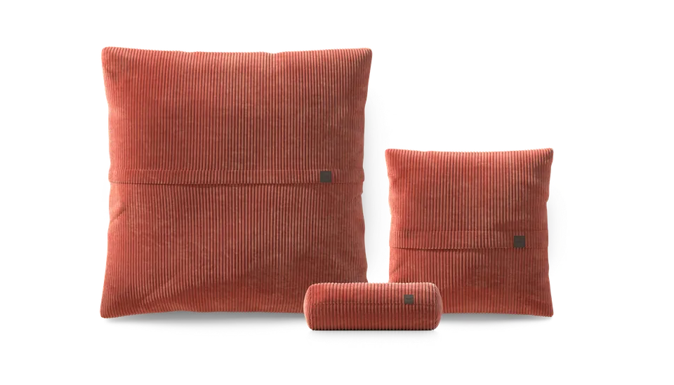 vetsak Pillow Set 2 set cuscini Brick in velluto