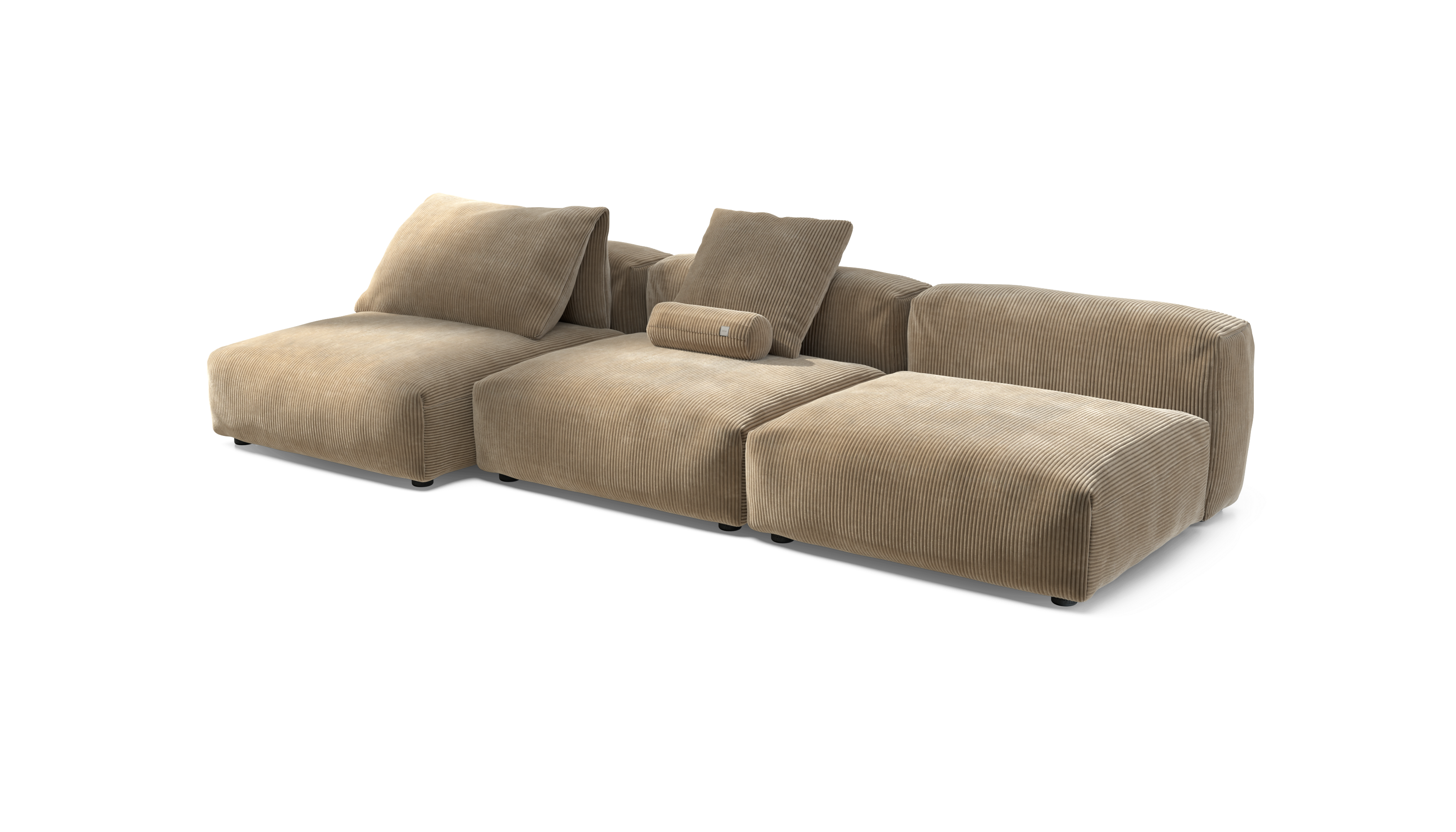 vetsak Sofa Set 04 divano modulare 5 posti sabbia seduta profonda