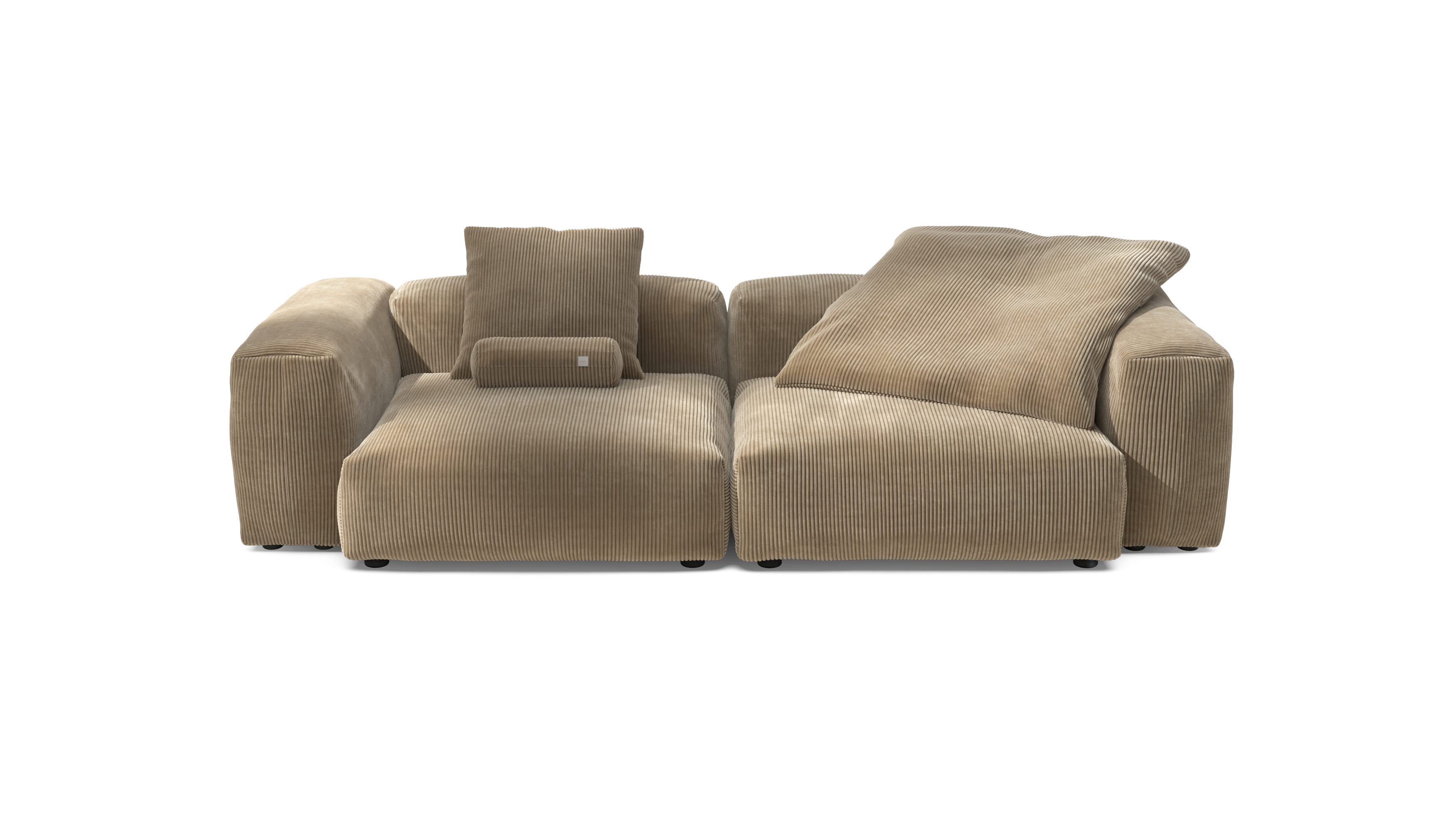 vetsak Sofa Set 02 Large divano modulare sabbia