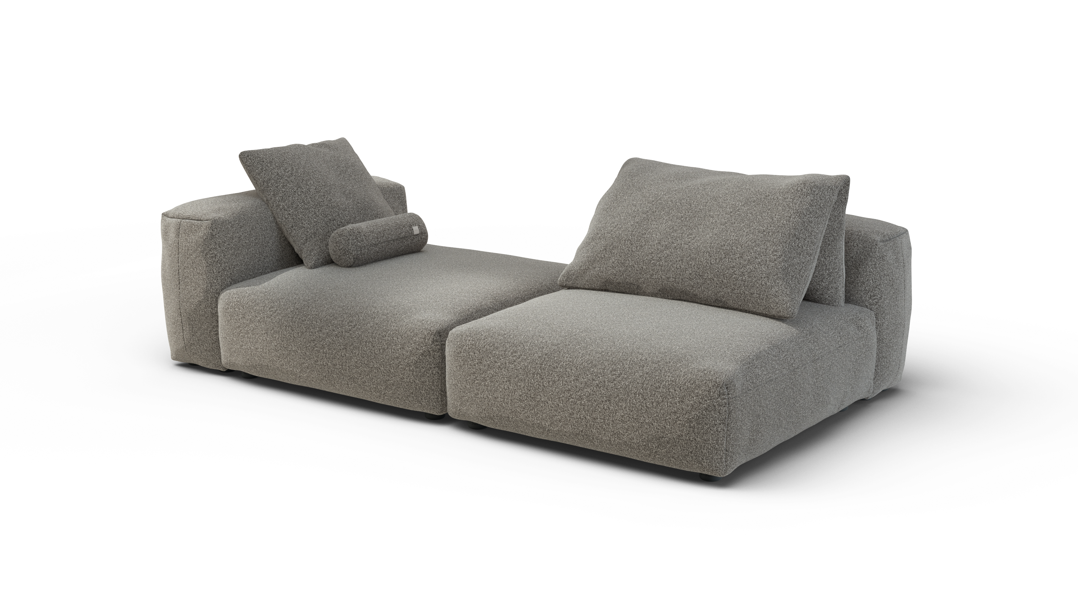 vetsak Sofa Set 01 XL divano modulare platino 210x136 seduta profonda