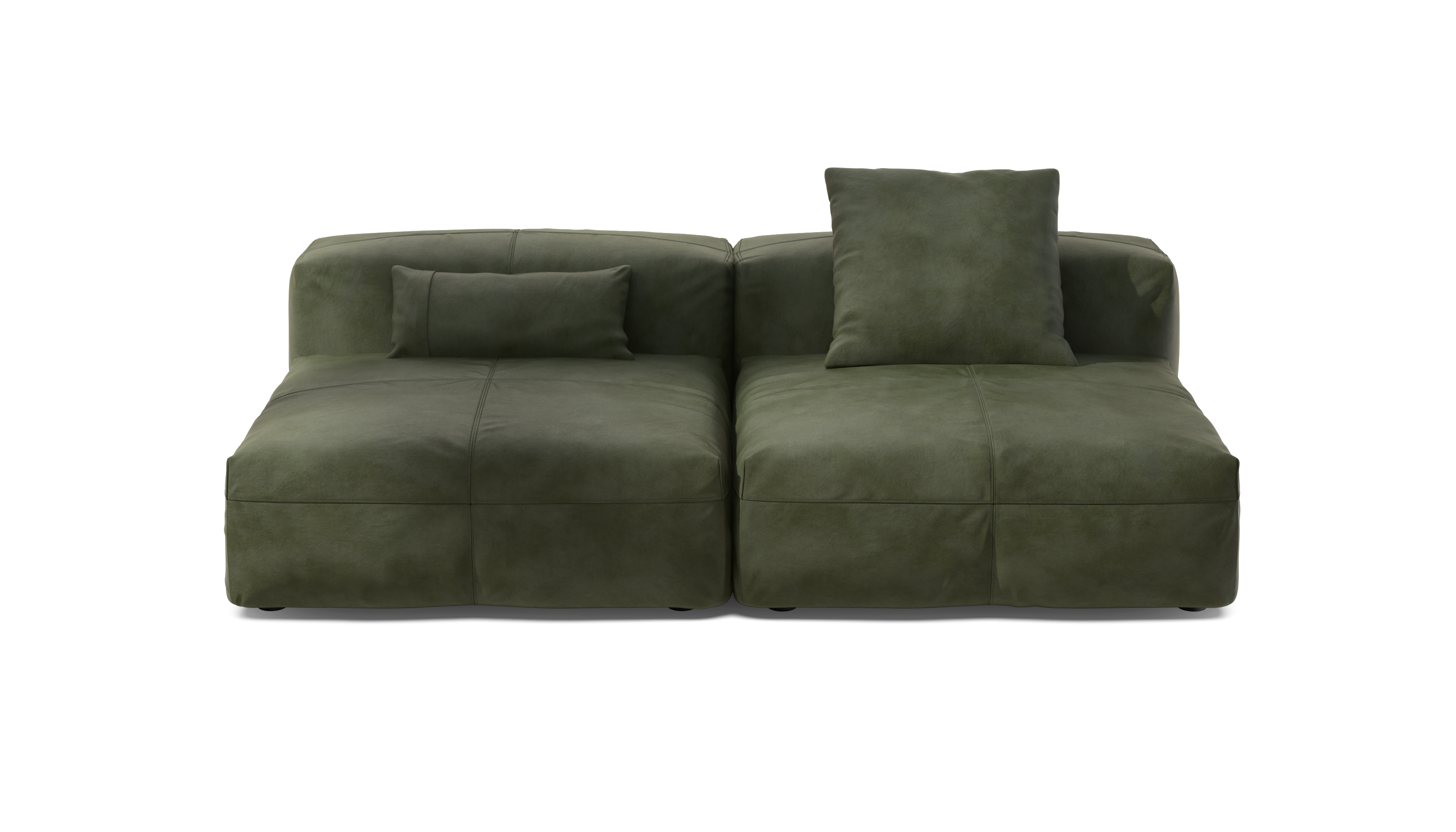 vetsak Sofa Set 01 Large divano pelle oliva