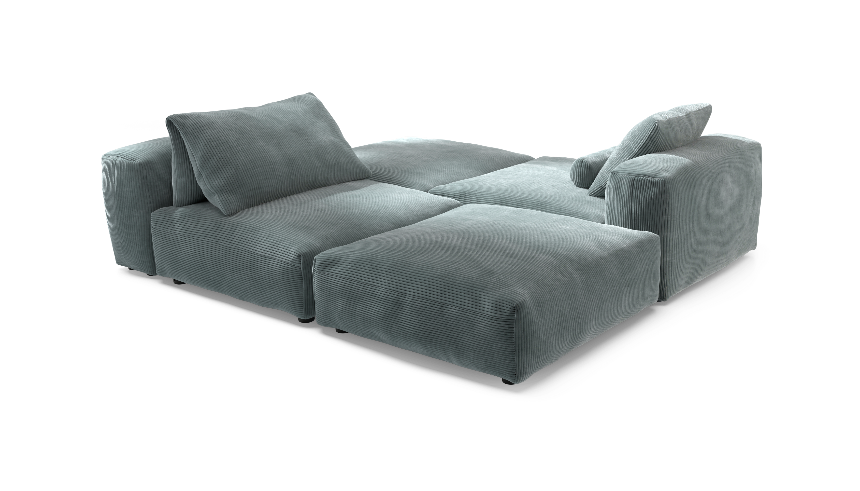 vetsak Sofa Set 08 Daybed divano modulare Cord Mint 6 posti