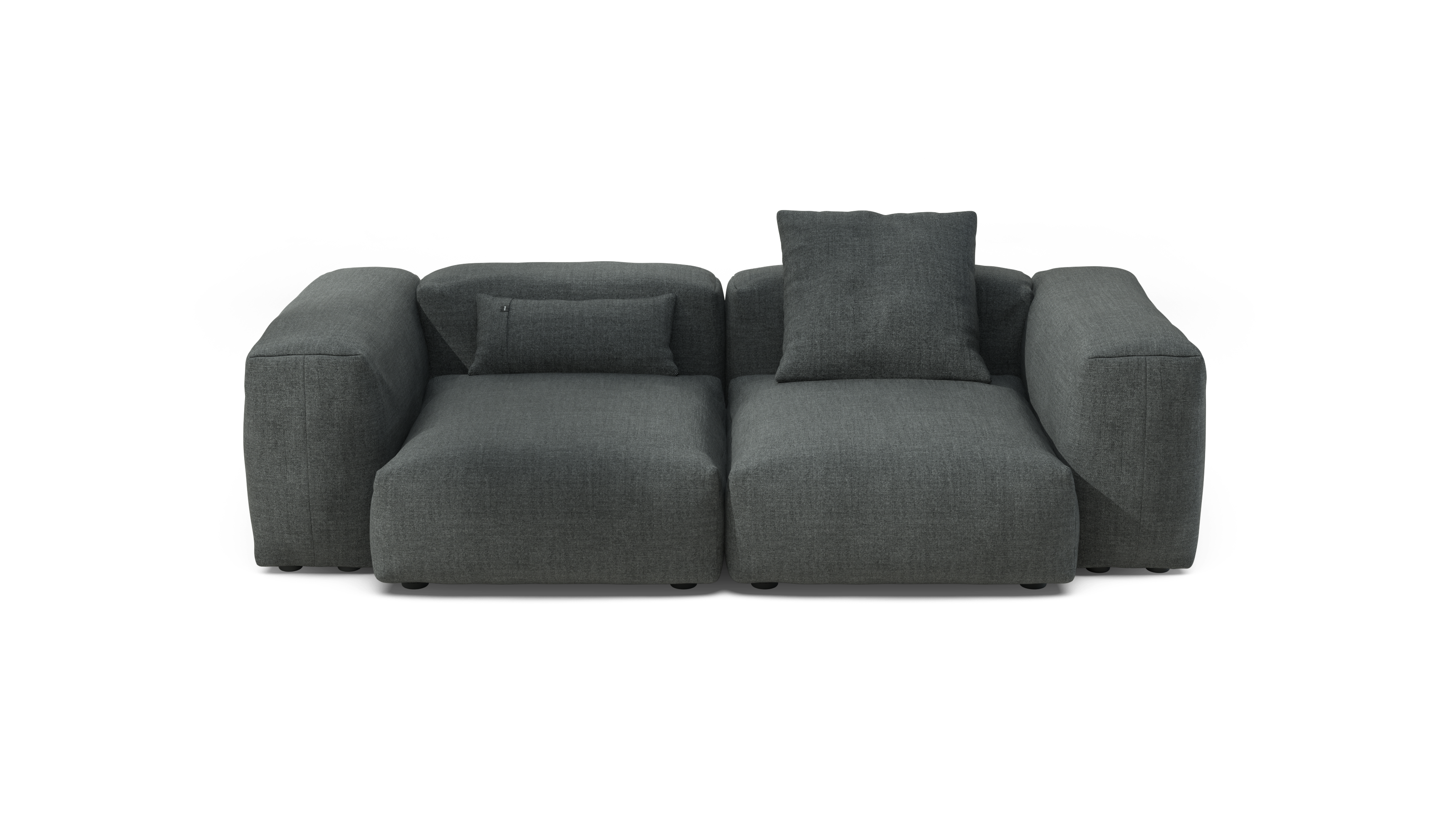 vetsak Sofa Set 02 Medium divano grigio 230x115 esterno