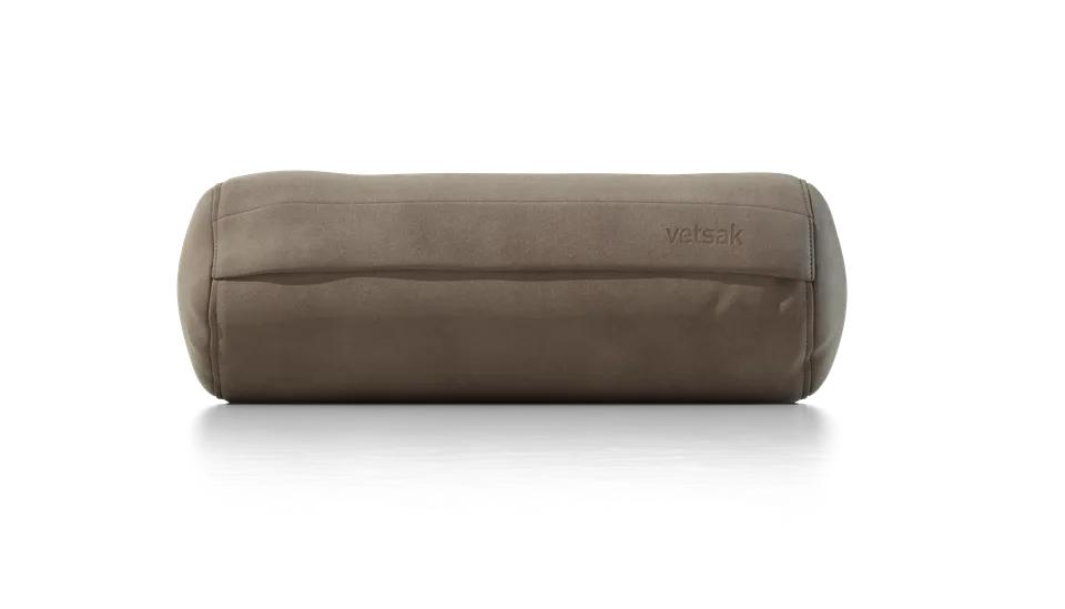 vetsak Noodle cuscino pelle Cacao bracciolo collo