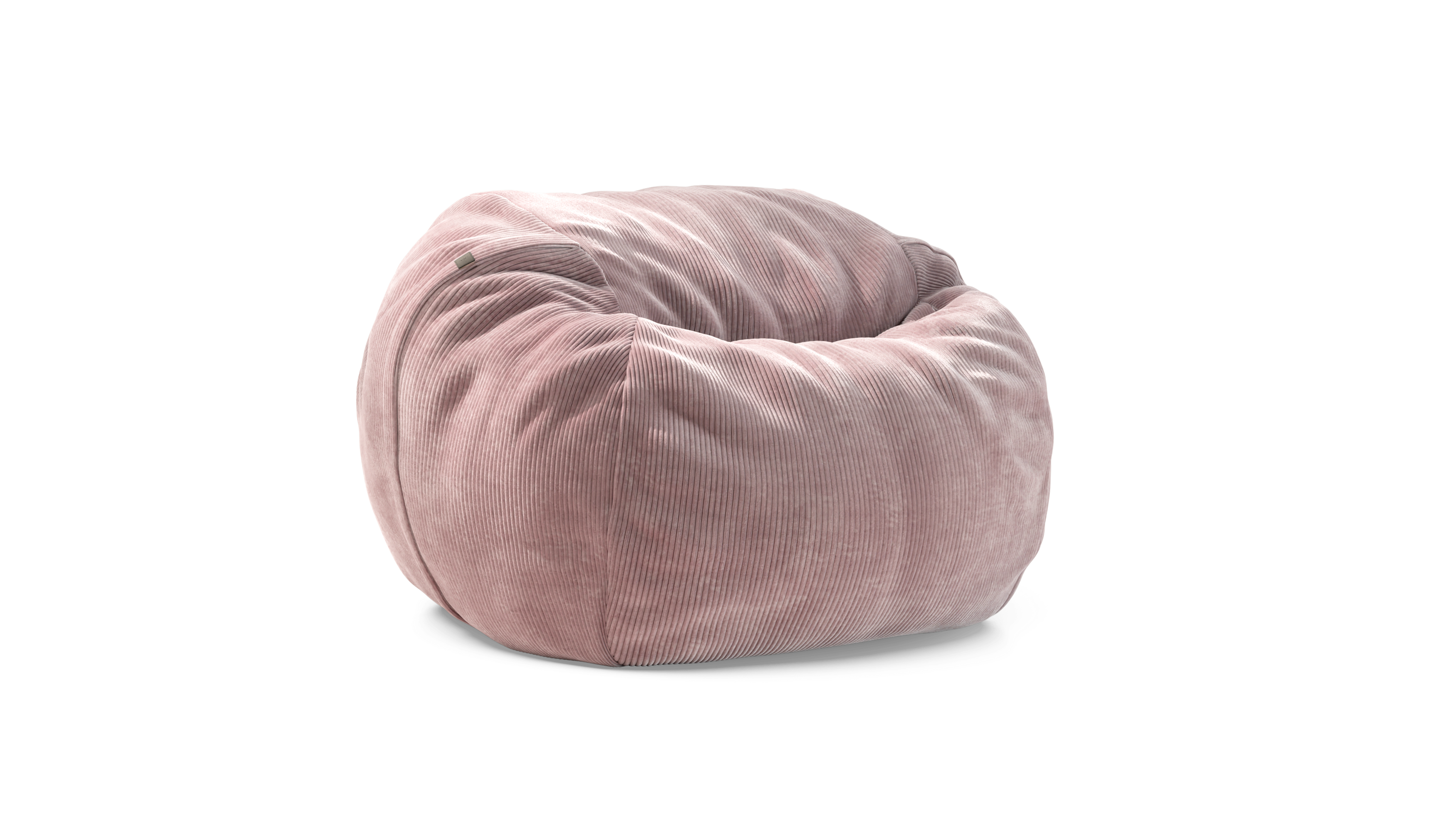 vetsak Beanbag Medium pouf Cord Velour Blossom seduta profonda