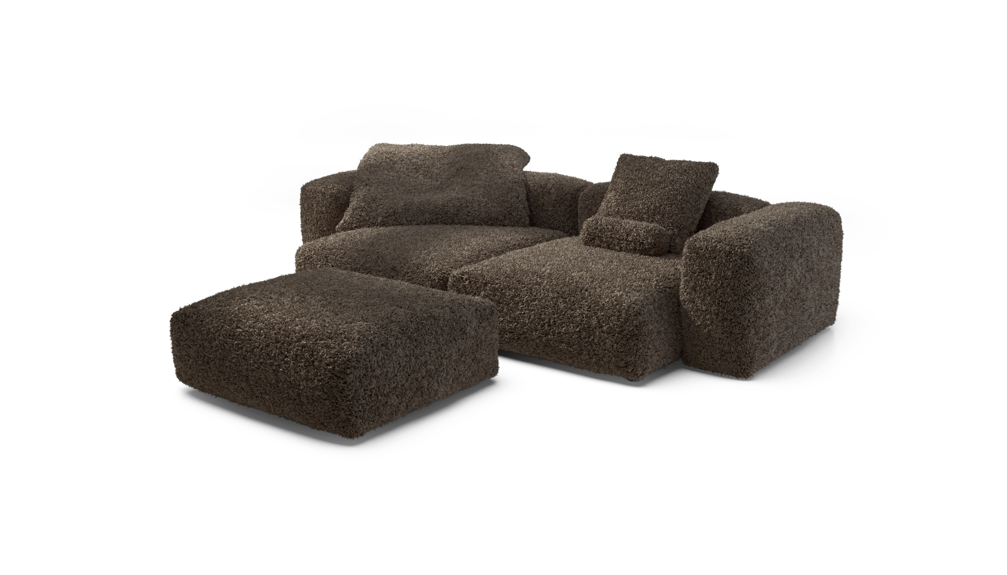 vetsak Sofa Set 03 divano modulare cacao 3,5 posti