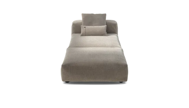 vetsak Set 07 Sun Lounger chaise longue 2 posti platino