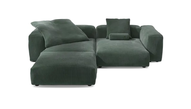 vetsak Sofa Set 03 divano modulare velluto hunter