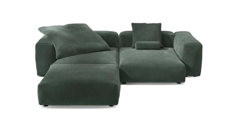 vetsak Sofa Set 03 divano modulare velluto hunter