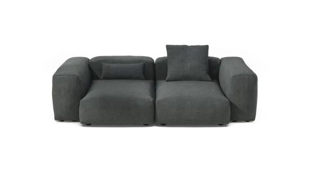 vetsak Sofa Set 02 Medium divano grigio 230x115 esterno