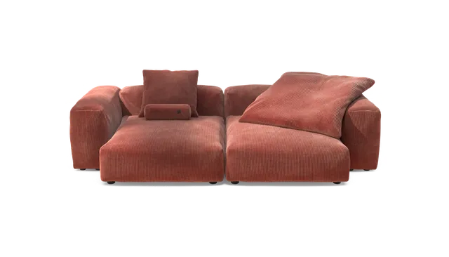 vetsak Sofa Set 02 XLarge divano 272x136 brick cord velour