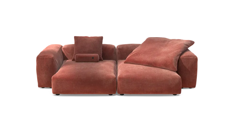 vetsak Sofa Set 02 XLarge divano 272x136 brick cord velour