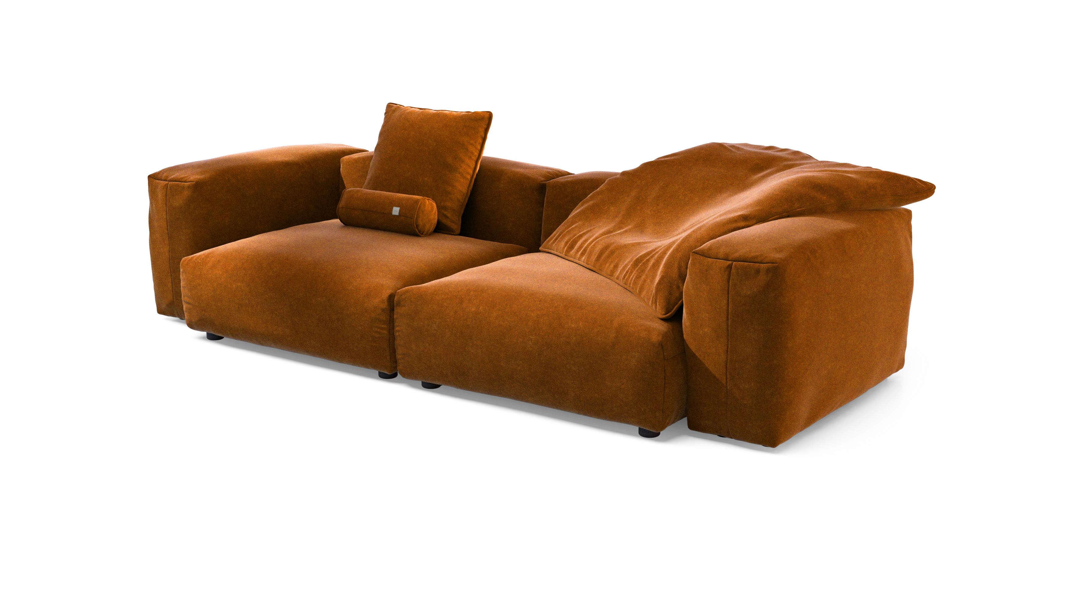 vetsak Sofa Set 02 Large divano 3,5 posti honey suave