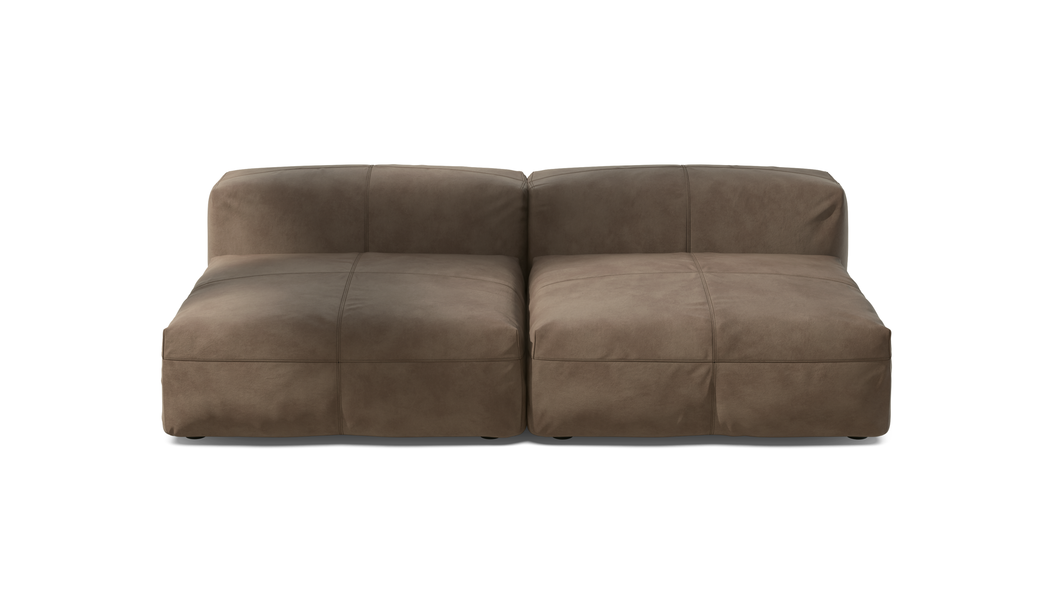 vetsak Sofa Set 01 Large divano pelle cacao 4 posti