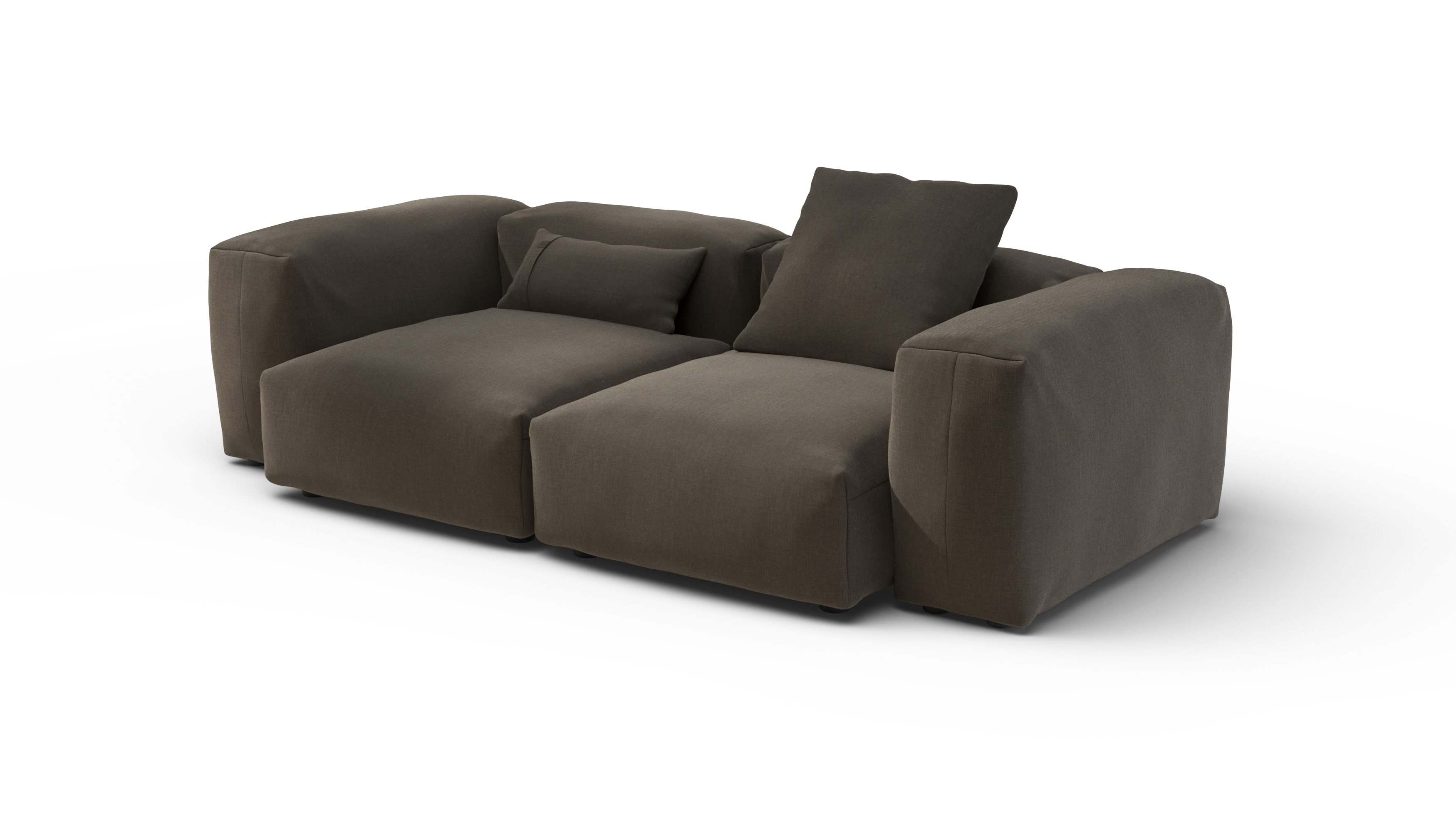 vetsak Sofa Set 02 Medium divano modulare breeze marrone 230x115