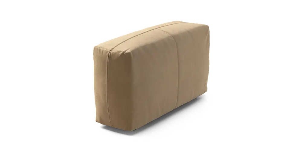 vetsak Sofa Side Large modulo divano pelle beige 105x31