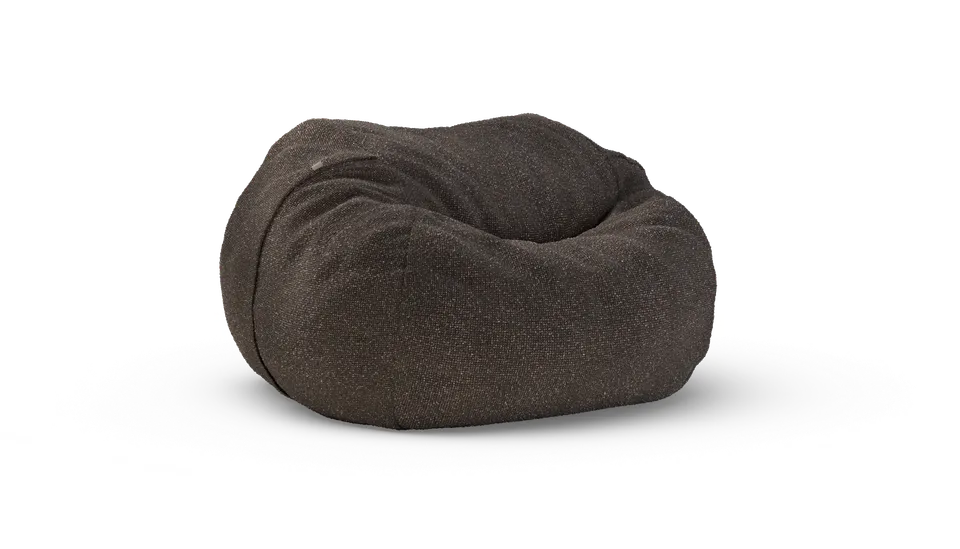 vetsak Cover Beanbag Large fodera pouf Nub Walnut sfoderabile