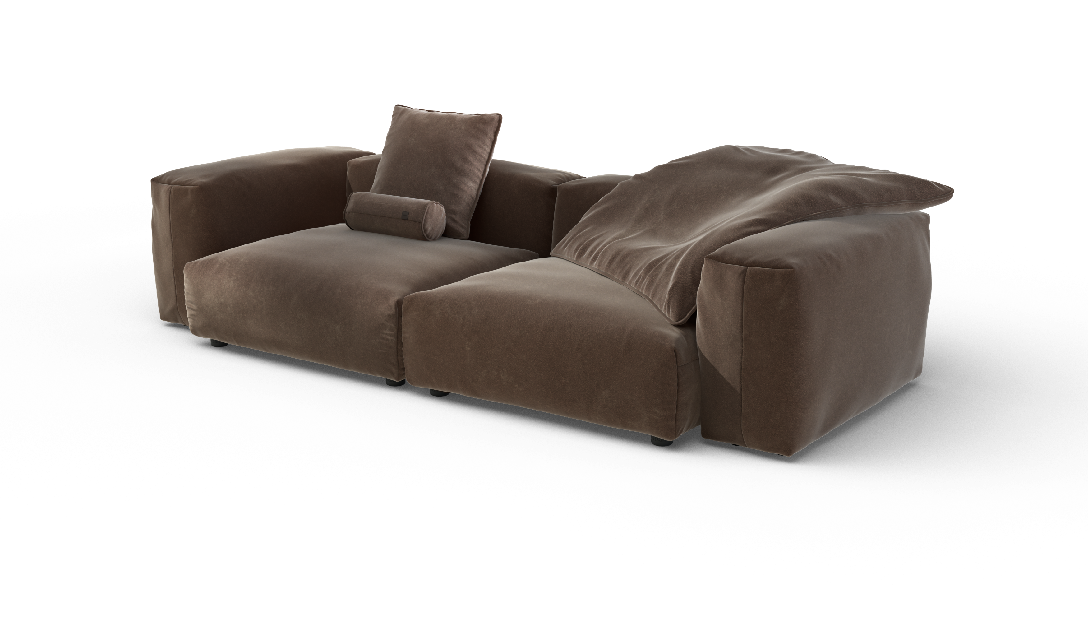 vetsak Sofa Set 02 Large divano modulare Suave espresso 3,5 posti